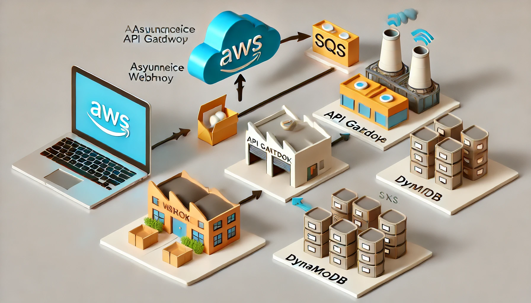 Asynchronous System Integration at Scale: AWS Serverless Architecture with API Gateway, Lambda, and Step Functions